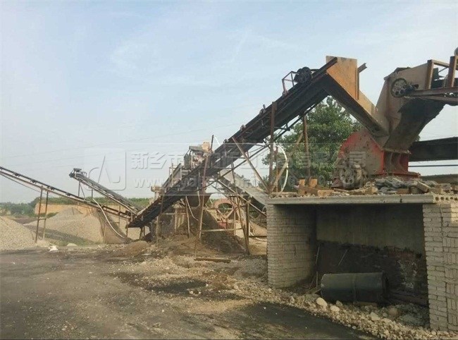 陜西三原時(shí)產(chǎn)100噸河卵石制砂機(jī)