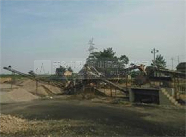 陜西三原時(shí)產(chǎn)100噸河卵石制砂機(jī)