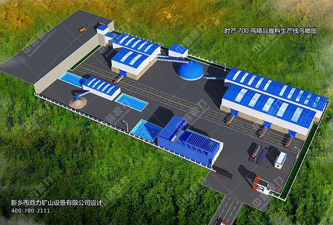 環(huán)保砂石廠效果圖